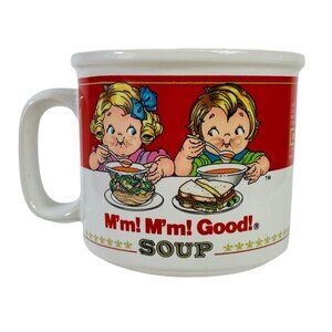 Retro Nostalgic Soup Mug Kitschy Kawaii Campbells Lunch Kids Cup Kitsch Tomato